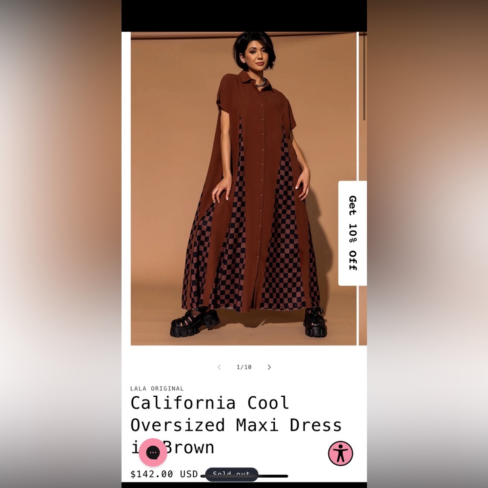 Dressed in LALA Brown Maxi Dress